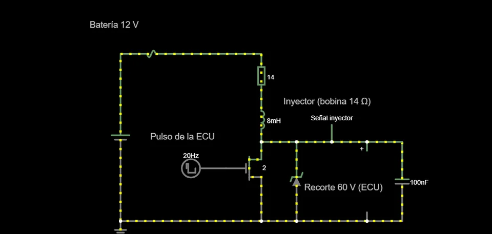 Simulador de circuitos del laboratorio virtual